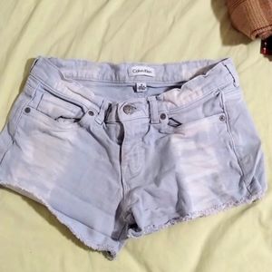 Calvin Klein Blue Denim Shorts
